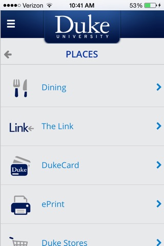 DukeMobile screenshot 4