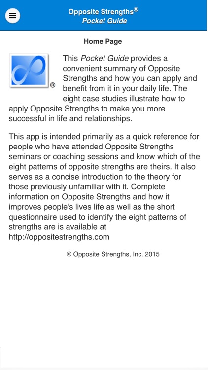 Opposite Strengths® Pocket Guide