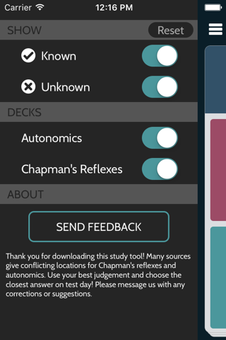OMM Cards: Chapman's Reflexes & Autonomics screenshot 3