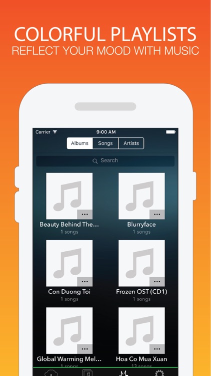 MoMo Music -  Extra Device Audio Storage, Streamer, Media Player & Listener for Cloud Drives screenshot-4