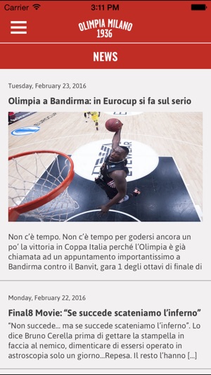 EA7 Olimpia Milano(圖2)-速報App