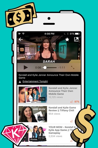 Free Gems Guide for Kendall and Kylie - Include Videos for Kendall & Kylie Jenner screenshot 4