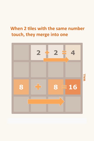 2048 game with undo and resume feature screenshot 3