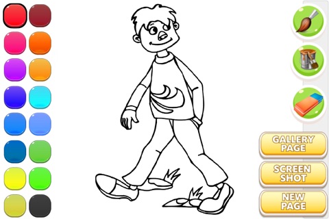 Boy Coloring Book screenshot 2