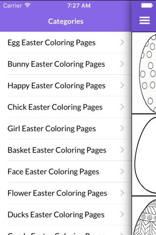 Easter Coloring Pages - Coloring Pages With Eggs, Bunny, Chicks and Many More screenshot 2