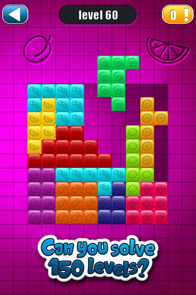 Fruit Block Puzzle Game – Fit Colorful Blocks and Solve HD Levels for Brain Training in10/10 Box screenshot 4
