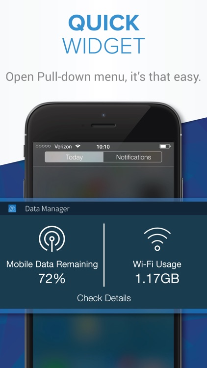 Data Manager - Track Usage of Mobile/Wi-Fi Data Plan