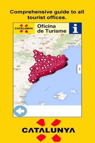 Guia de Cataluña, oficinas de turismo, prepara tu viaje. screenshot 2