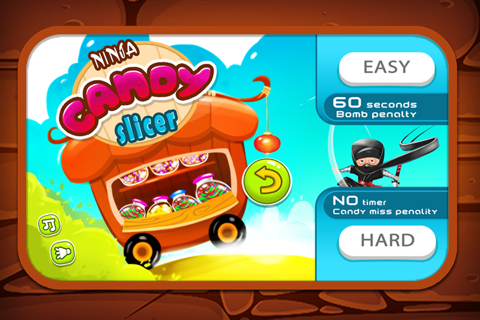 Ninja Candy Slicer screenshot 2