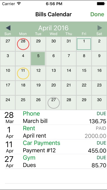 iCheckBalance: Checkbook & Bills Tracker screenshot-4
