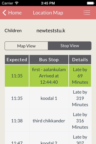 EyesT Parent - School Bus Tracker screenshot 2