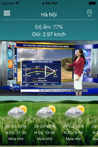 Truyền hình thời tiết screenshot 2