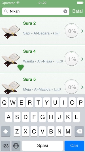 Quran Tajweed Audio mp3 in Arabic, Indonesian and Phonetics(圖5)-速報App