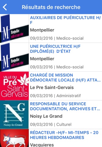 Emploi Collectivites screenshot 2