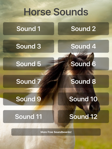 Horse Soundboard - náhled