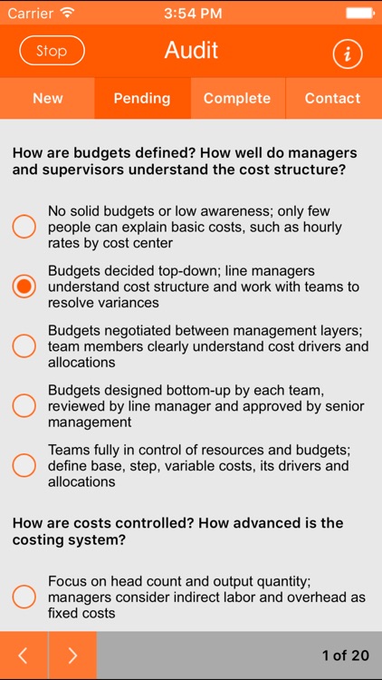 Lean Audit Benchmarking