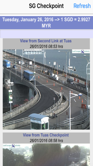 Singapore Checkpoint Traffic(圖3)-速報App