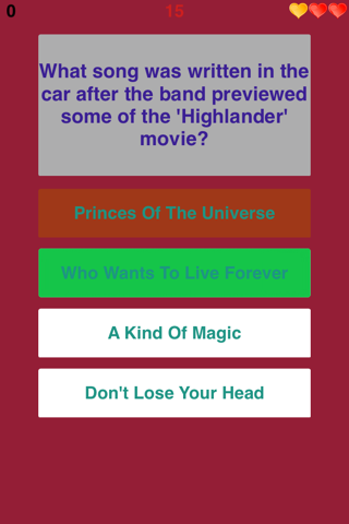 Trivia for Queen - Super Fan Quiz for Rock Band Queen - Collector's Edition screenshot 4