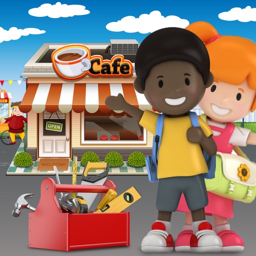 Make It Kids Winter Job - Build, design and decorate a coffee shop business and sell snacks as little entrepreneurs iOS App