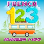 Learn English to French Number 1 to 100 Free  Bilingual for Kindergarten and Preschool