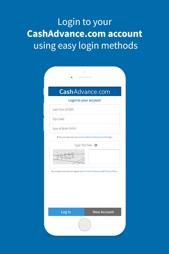 CashAdvance Mobile - Loan options on the go screenshot 3