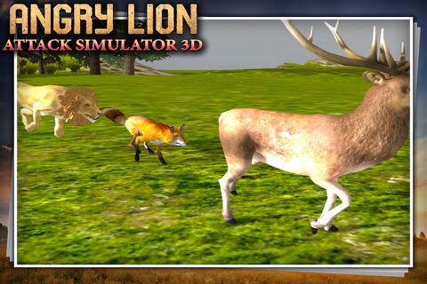 Angry Lion Attack Simulator 3D screenshot 2