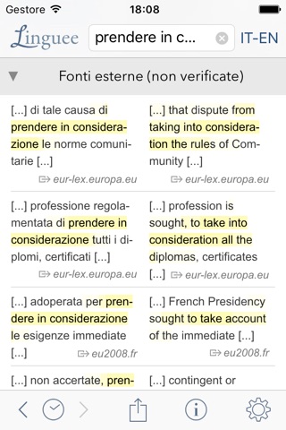 Dictionary Linguee screenshot 4