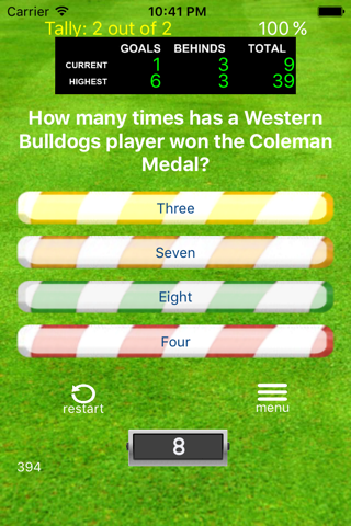 Oz Trivia - AFL screenshot 2