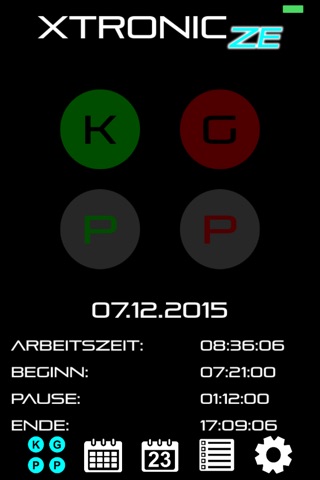 XTRONIC Zeiterfassung screenshot 3