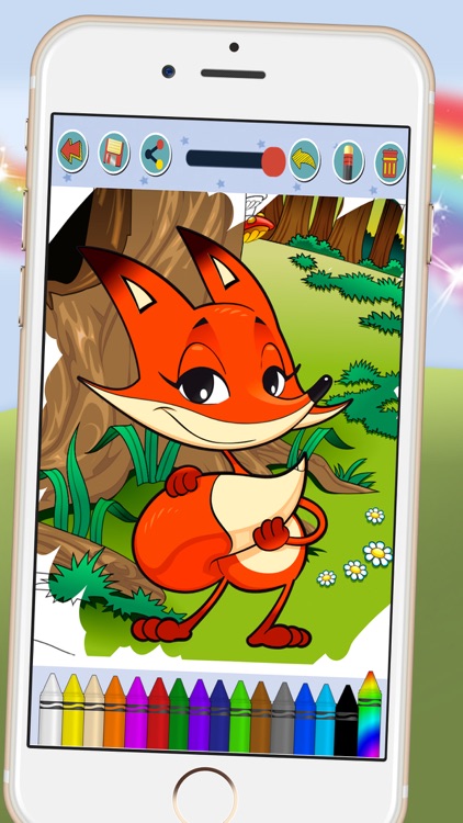 Paint animal - coloring book for kids