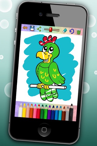 Coloring book of animals (educational game for kids 3 to 6 years old) - Premium screenshot 3