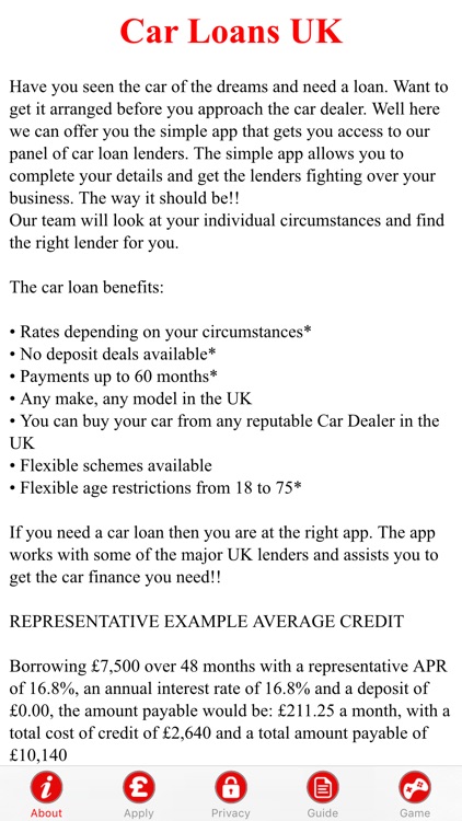 Car Loans UK