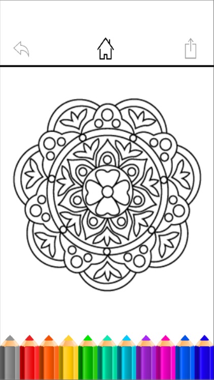 ColorShare : Best Coloring Book for Adults - Free Stress Relieving Color Therapy in Secret Garden