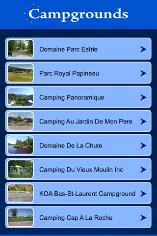 Quebec Campgrounds & RV Parks screenshot 2