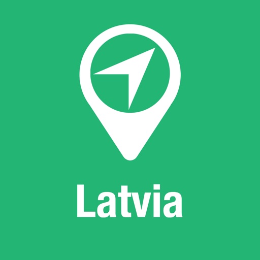 BigGuide Latvia Map + Ultimate Tourist Guide and Offline Voice Navigator icon