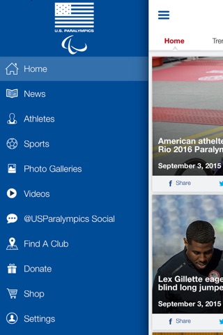 U.S. Paralympics App screenshot 2