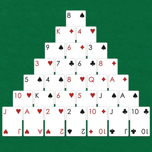 Pyramid Solitaire - Classic Poker Stars Free Games Icon