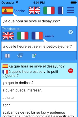 Translator Suite Spanish-French (Offline) screenshot 2