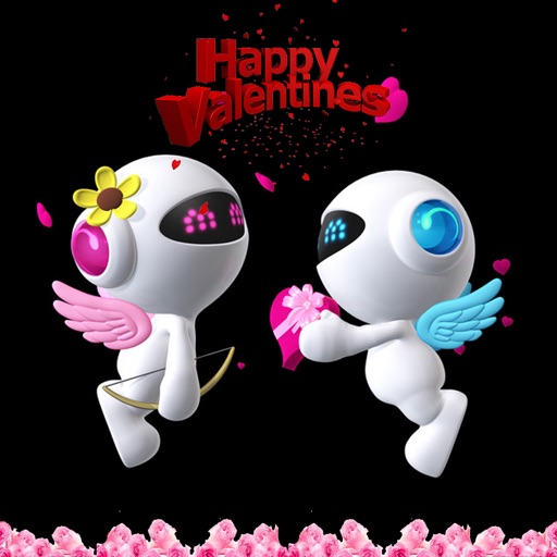 Valentine's Day: Flying Robot love - for kids iOS App