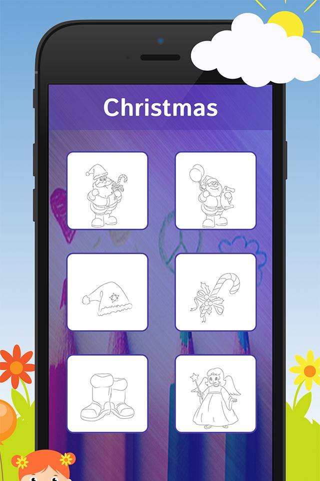 A Christmas and holiday season coloring Book for Children screenshot 4