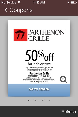 Parthenon Grille screenshot 3