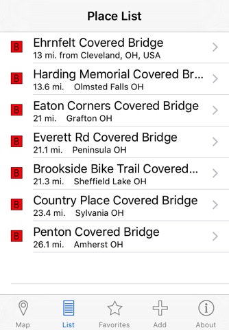 Covered Bridges Locator screenshot 2