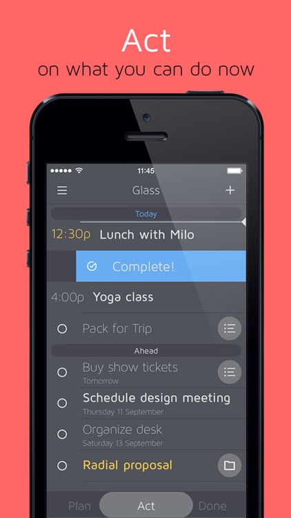 Glass Planner