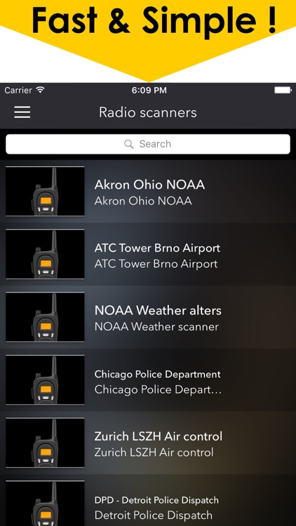 Police radio scanners plus The best online public safety scanner feed screenshot-3