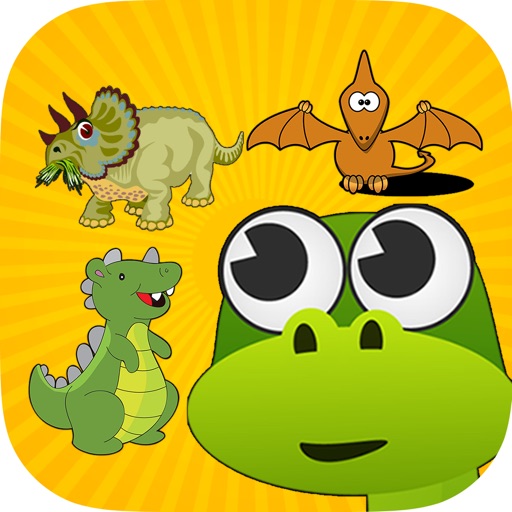 Age Dinosaur Match 3 : Dino Kids Matching Puzzle Games Free iOS App