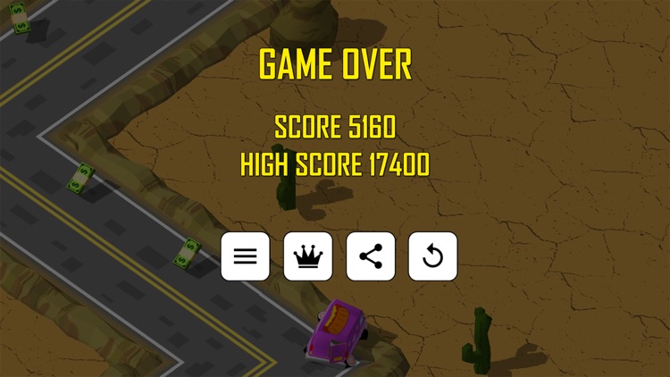 Zig Zag Car Runner screenshot-3