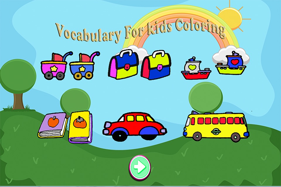 Coloring Book Vocabulary for children screenshot 4
