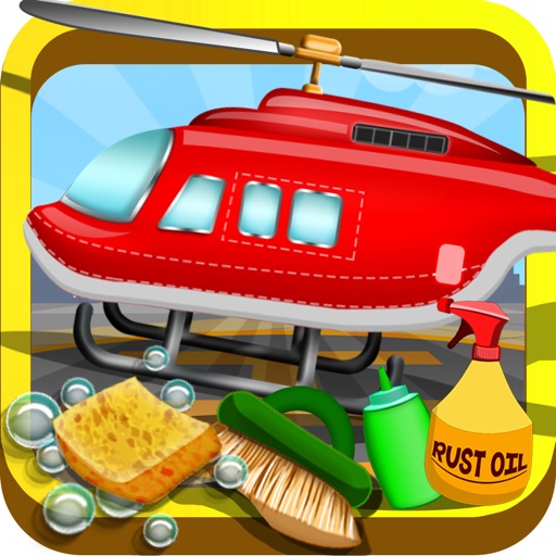 Helicopter Repair Shop - Fix rusty jumbo jet with crazy mechanic game Icon