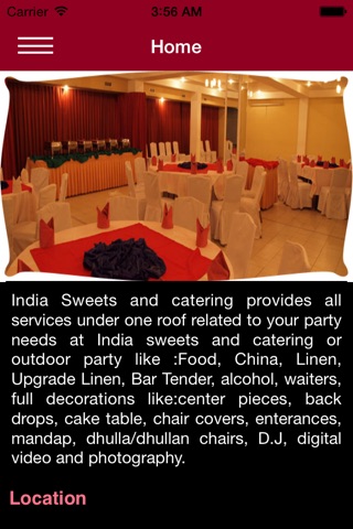 India Sweets and catering screenshot 2