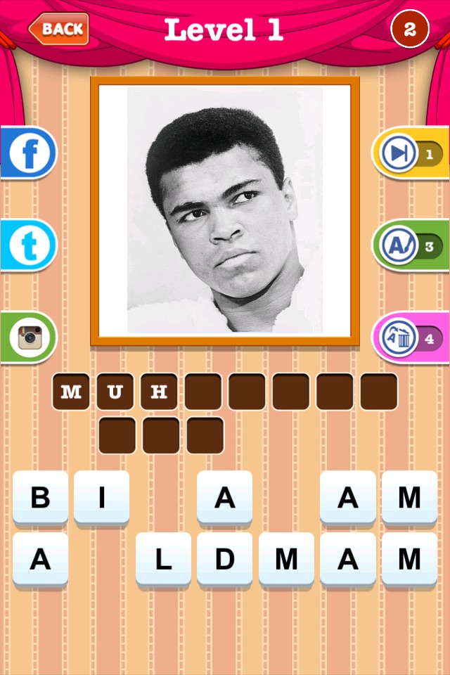 2016 Black History Month "BHM" Trivia Game - Recognize Pics of Influential African-American Heroes screenshot 2